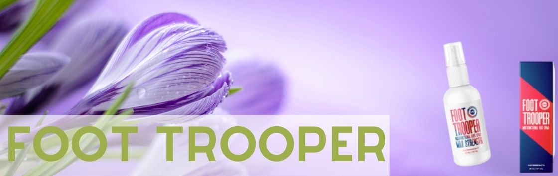 Foot Trooper es una crema para los pies diseñada para hidratar y aliviar la piel seca y agrietada de los pies, ayudando a mejorar el aspecto y la salud de la piel.